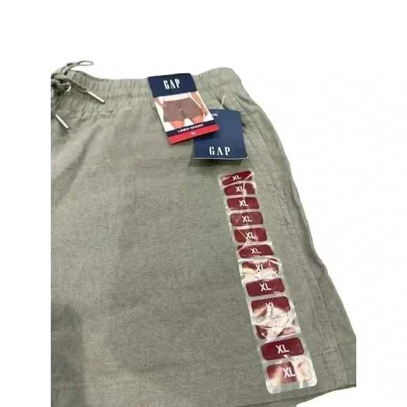 Gap Linen Blend  Drawstring Shorts in Size XL, NWT - Picture 2 of 8